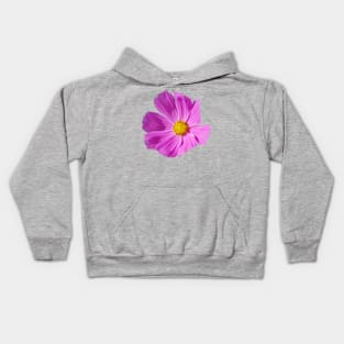 Pink Cosmos Flower Photo Kids Hoodie